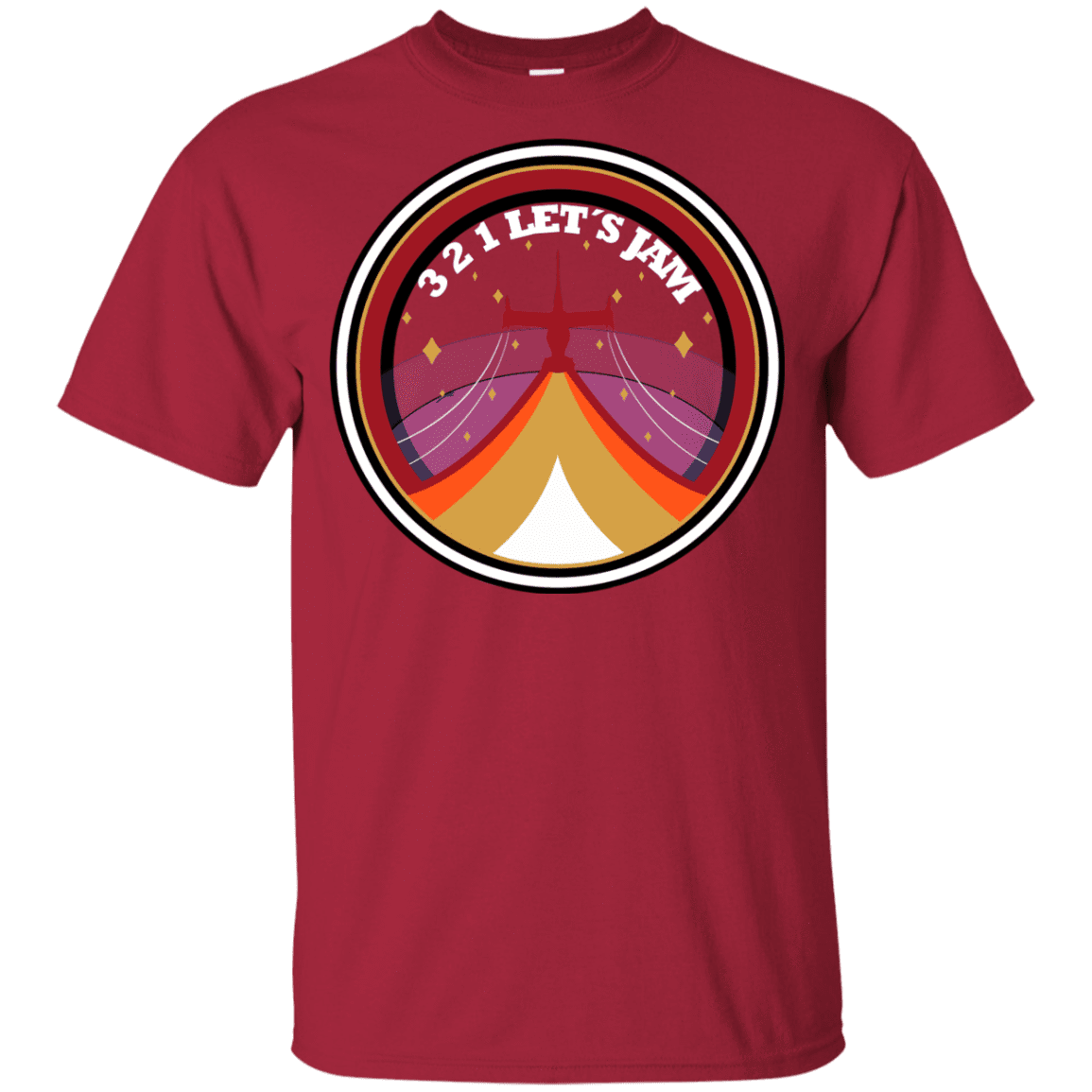T-Shirts Cardinal / YXS 3 2 1 Lets Jam Youth T-Shirt
