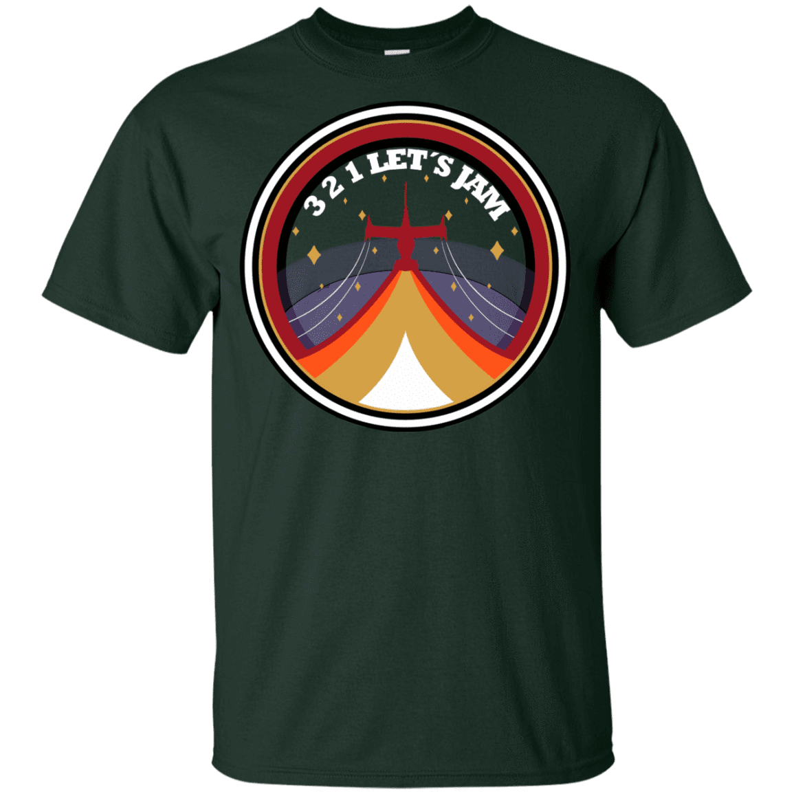 T-Shirts Forest / YXS 3 2 1 Lets Jam Youth T-Shirt