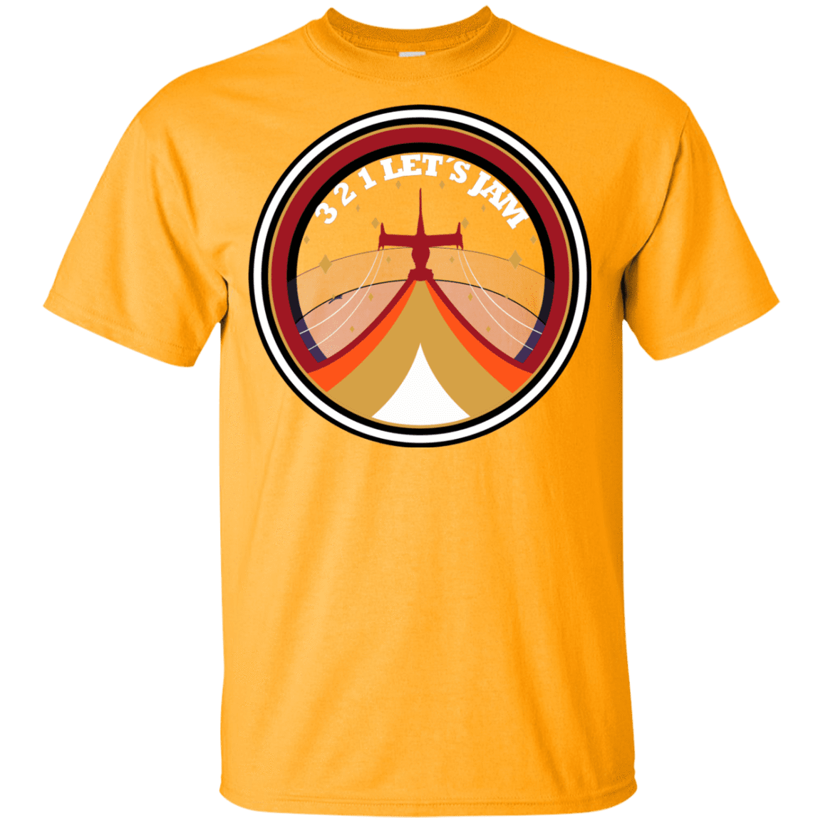 T-Shirts Gold / YXS 3 2 1 Lets Jam Youth T-Shirt