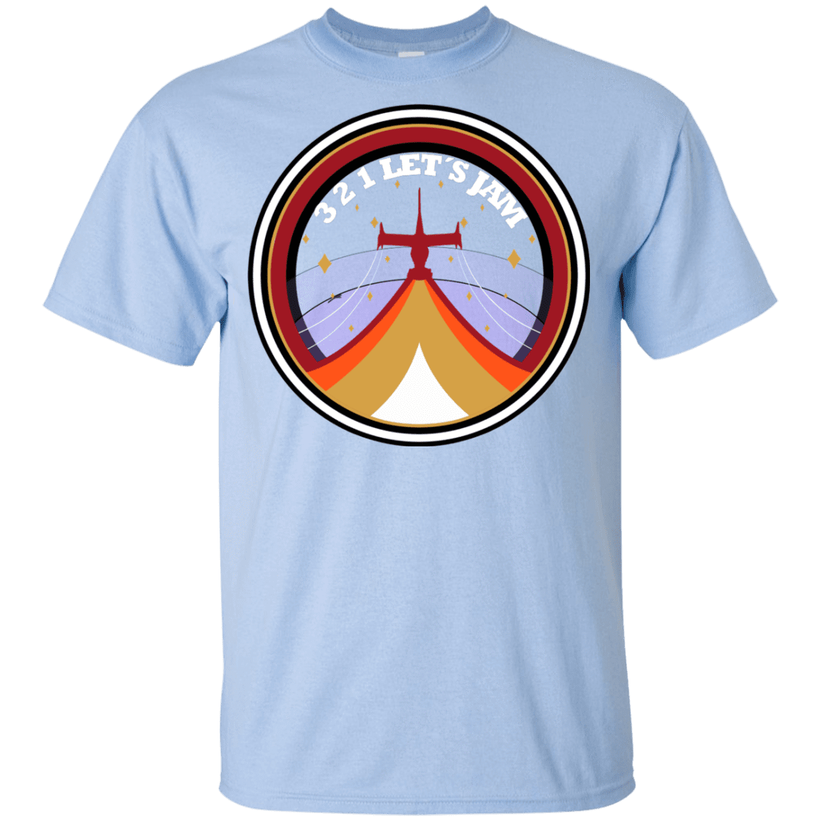 T-Shirts Light Blue / YXS 3 2 1 Lets Jam Youth T-Shirt