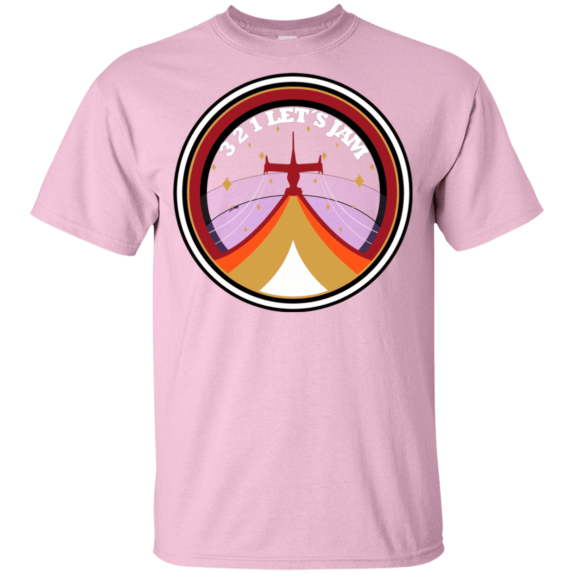 T-Shirts Light Pink / YXS 3 2 1 Lets Jam Youth T-Shirt