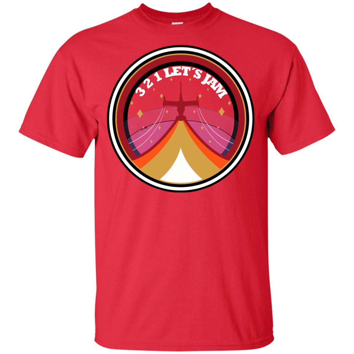 T-Shirts Red / YXS 3 2 1 Lets Jam Youth T-Shirt