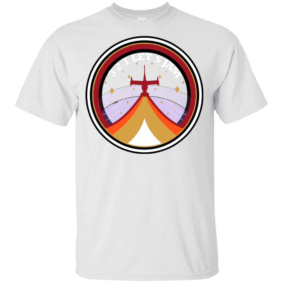 T-Shirts White / YXS 3 2 1 Lets Jam Youth T-Shirt