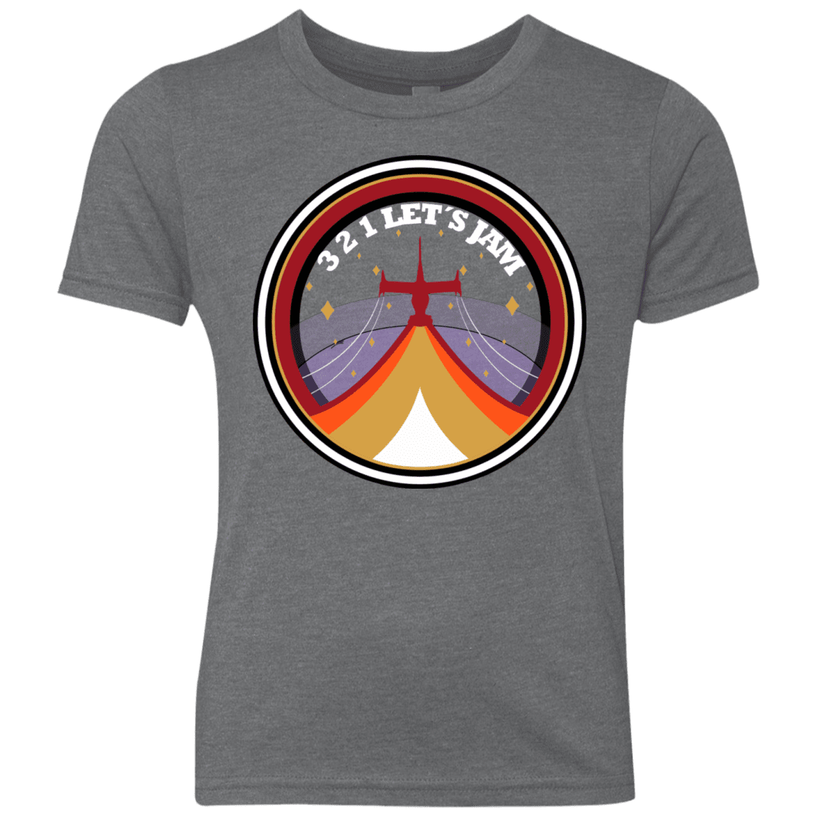 T-Shirts Premium Heather / YXS 3 2 1 Lets Jam Youth Triblend T-Shirt