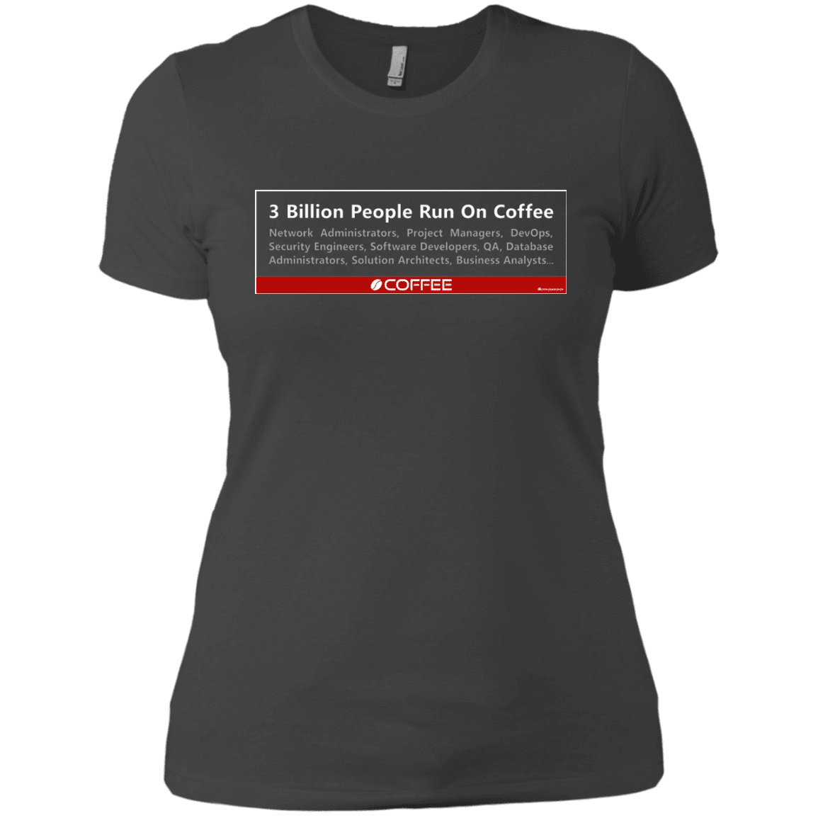 T-Shirts Heavy Metal / X-Small 3 Billion People Run On Java Women's Premium T-Shirt