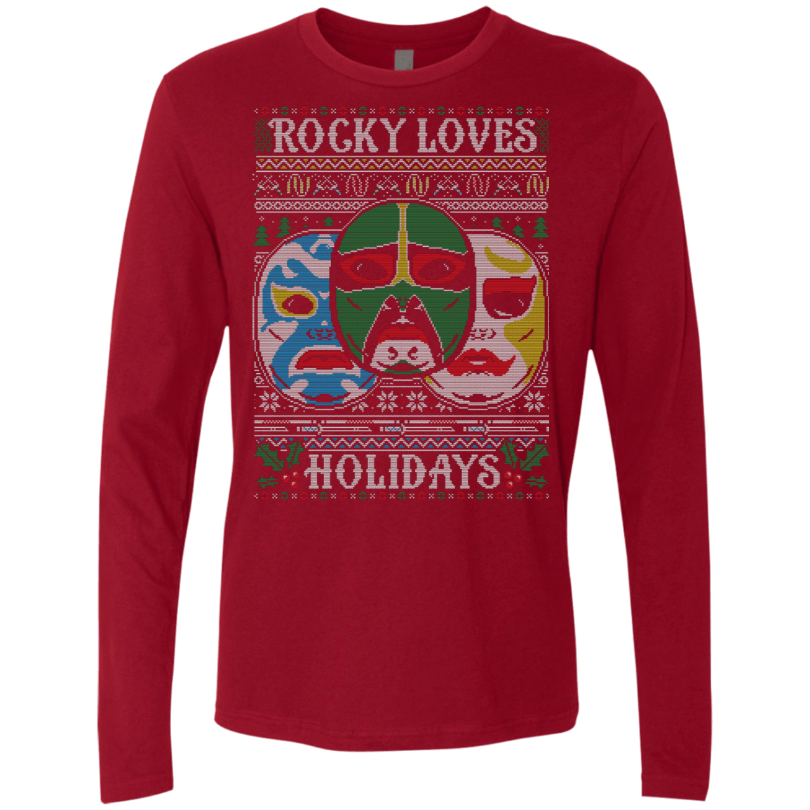 T-Shirts Cardinal / Small 3 NINJAS Men's Premium Long Sleeve