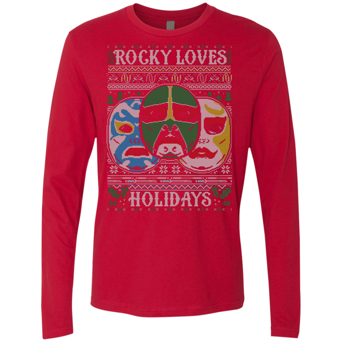 T-Shirts Red / Small 3 NINJAS Men's Premium Long Sleeve