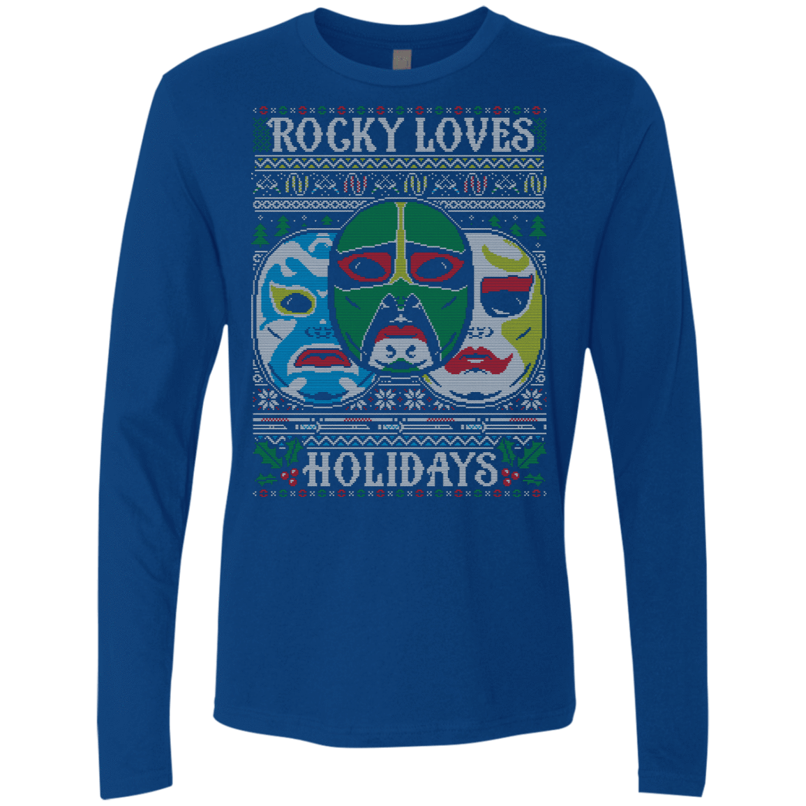 T-Shirts Royal / Small 3 NINJAS Men's Premium Long Sleeve