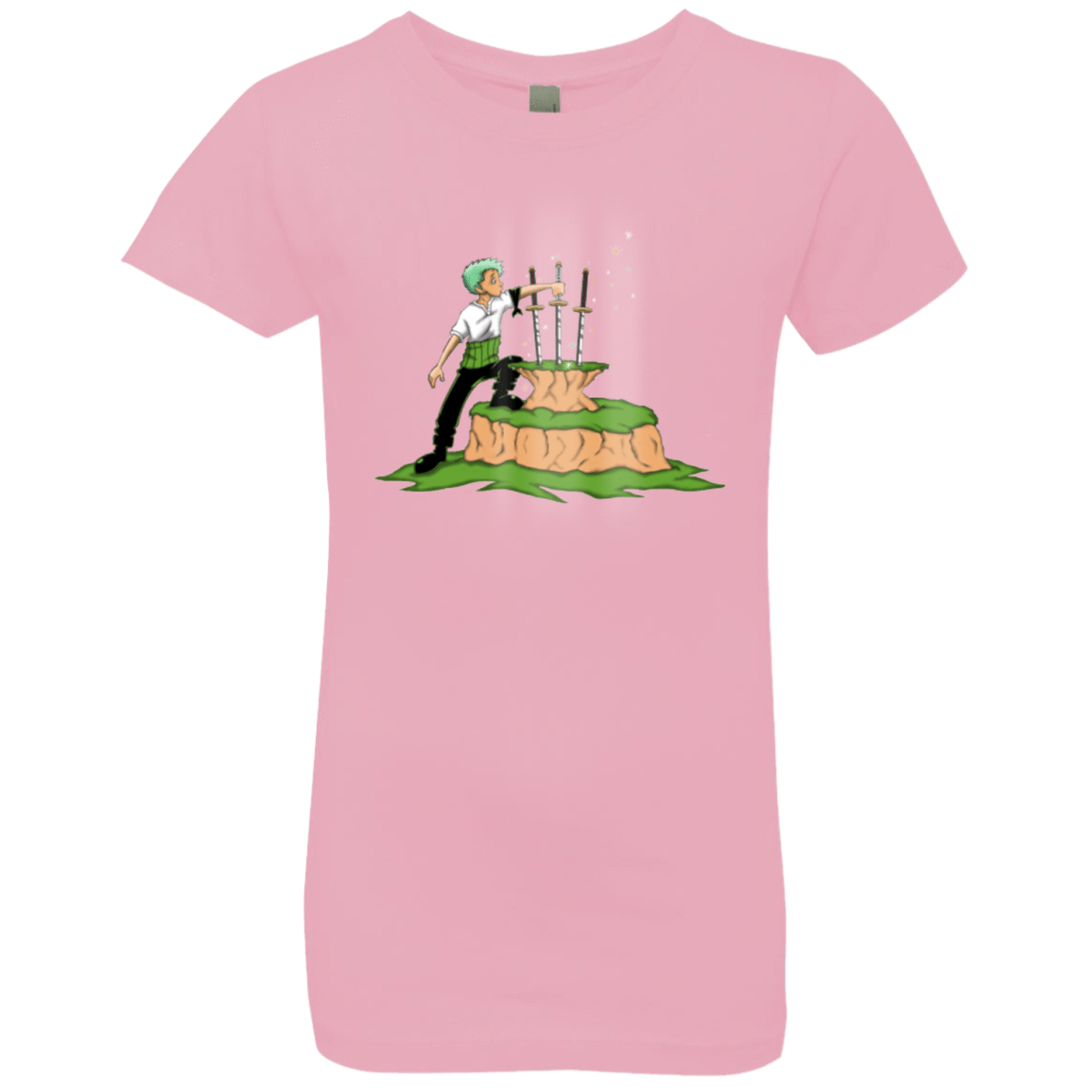 T-Shirts Light Pink / YXS 3 Swords in the Stone Girls Premium T-Shirt