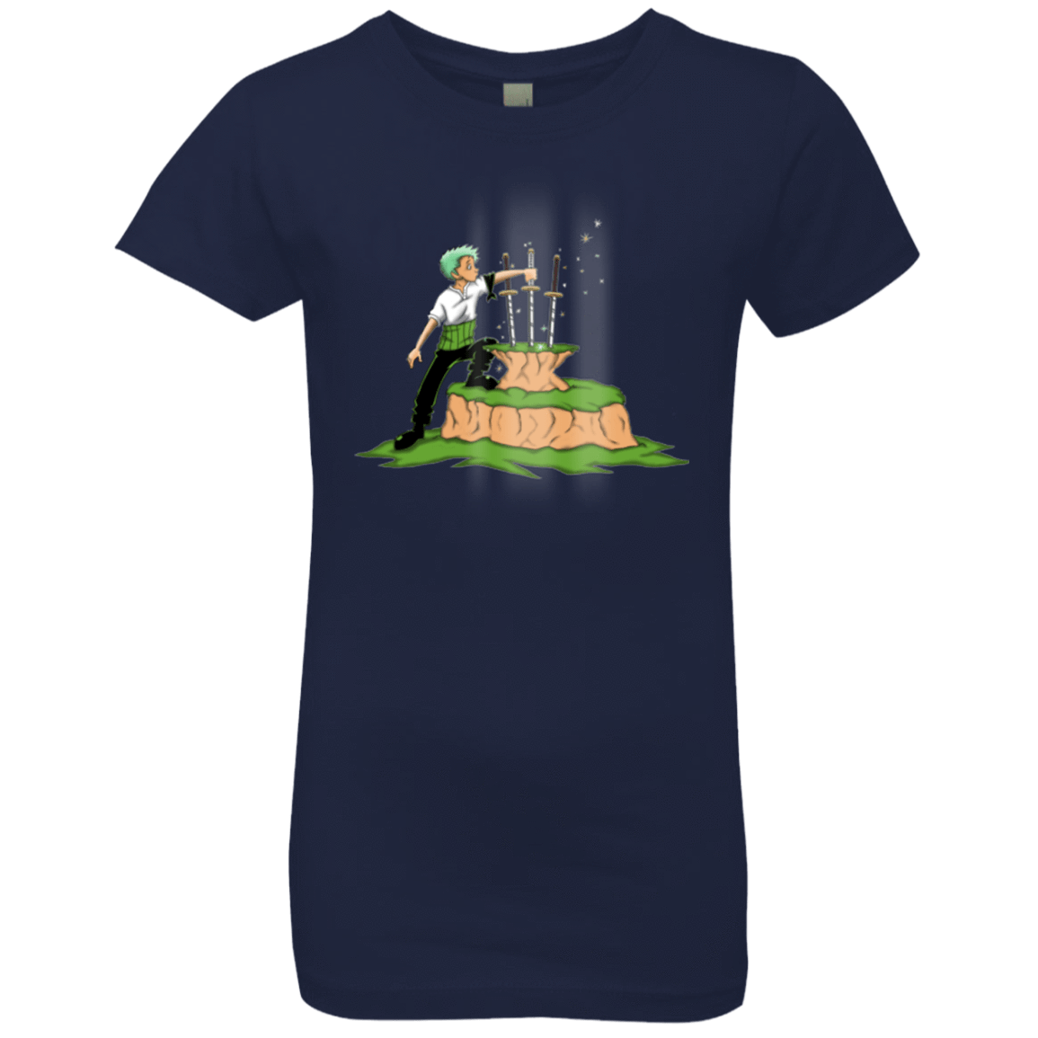 T-Shirts Midnight Navy / YXS 3 Swords in the Stone Girls Premium T-Shirt