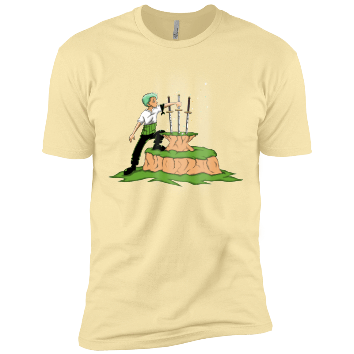 T-Shirts Banana Cream / X-Small 3 Swords in the Stone Men's Premium T-Shirt