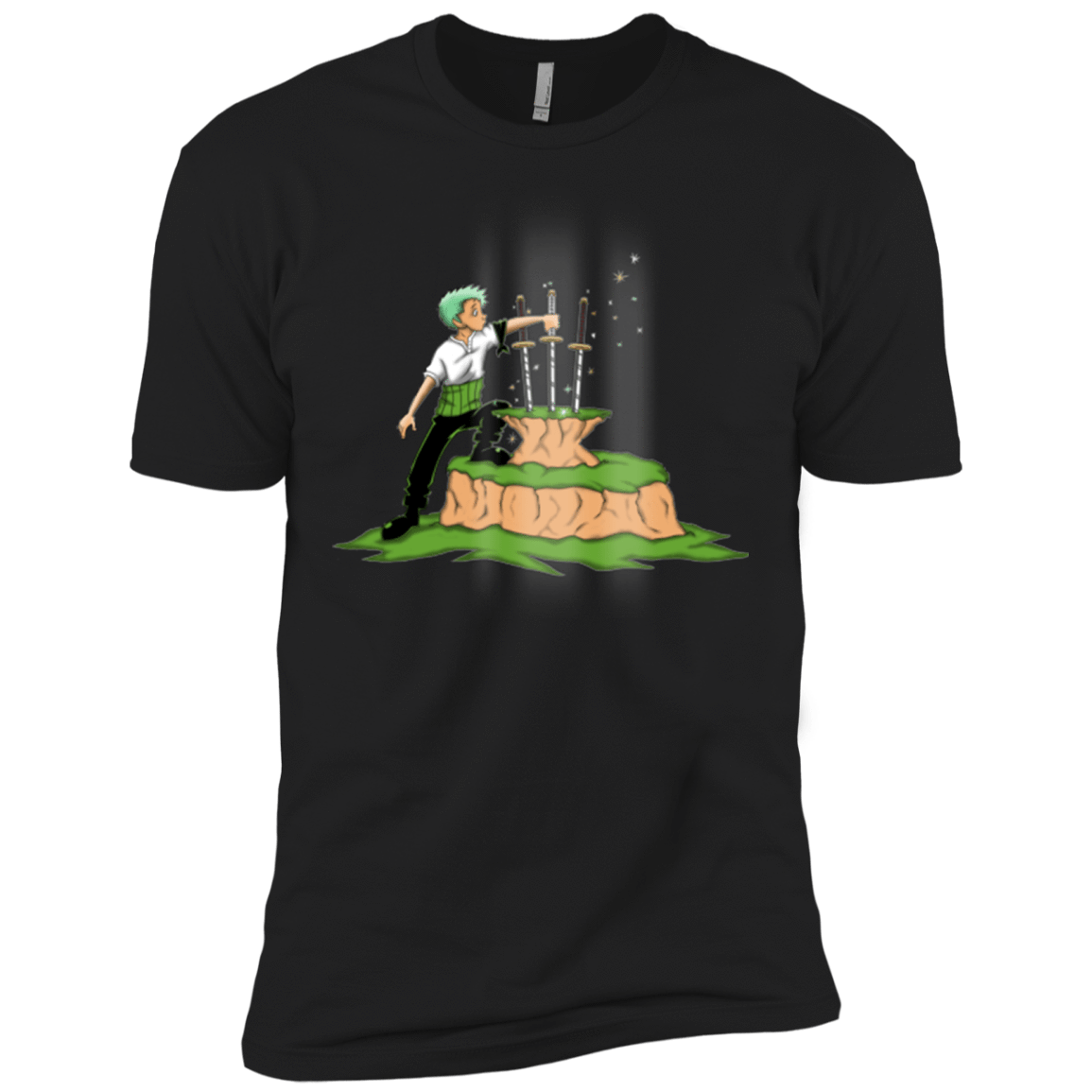 T-Shirts Black / X-Small 3 Swords in the Stone Men's Premium T-Shirt