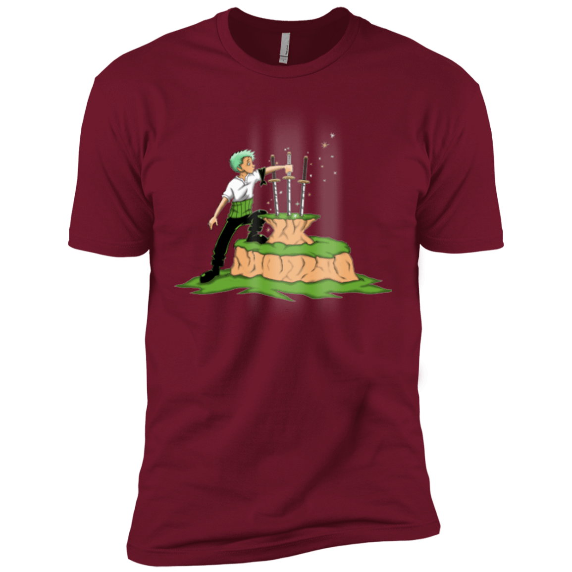 T-Shirts Cardinal / X-Small 3 Swords in the Stone Men's Premium T-Shirt