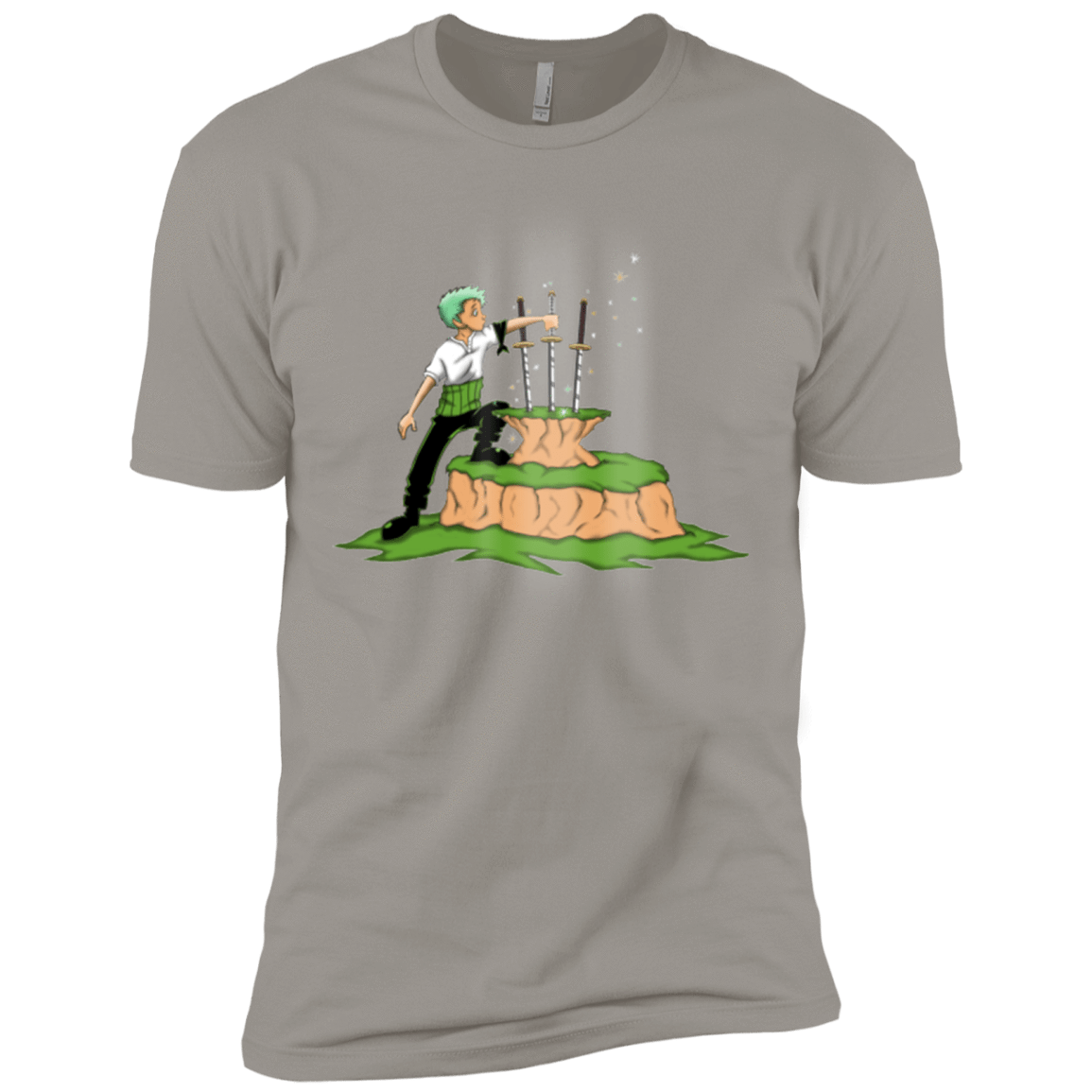 T-Shirts Light Grey / X-Small 3 Swords in the Stone Men's Premium T-Shirt