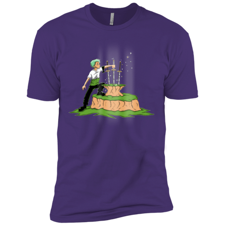 T-Shirts Purple / X-Small 3 Swords in the Stone Men's Premium T-Shirt