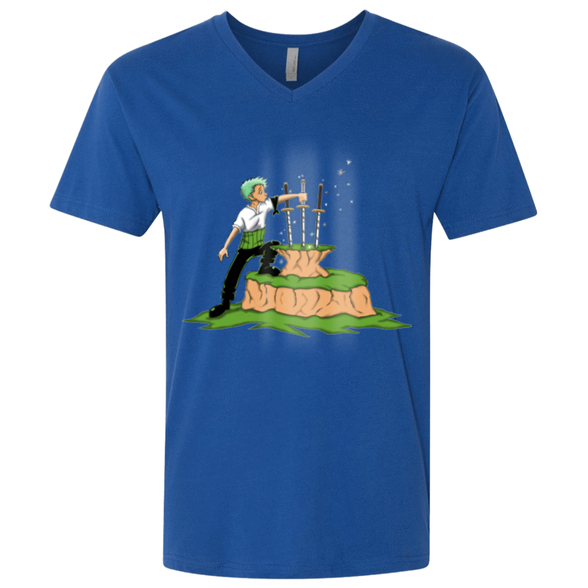 T-Shirts Royal / X-Small 3 Swords in the Stone Men's Premium V-Neck