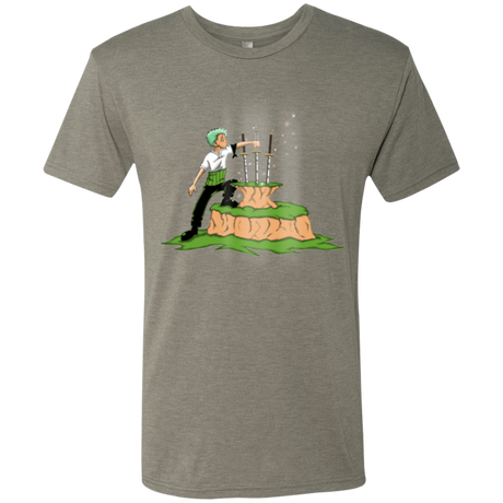T-Shirts Venetian Grey / Small 3 Swords in the Stone Men's Triblend T-Shirt