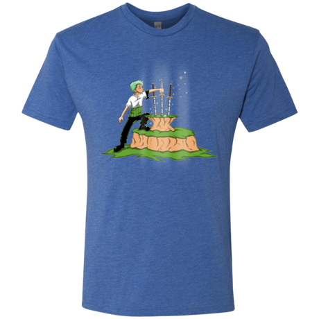 T-Shirts Vintage Royal / Small 3 Swords in the Stone Men's Triblend T-Shirt