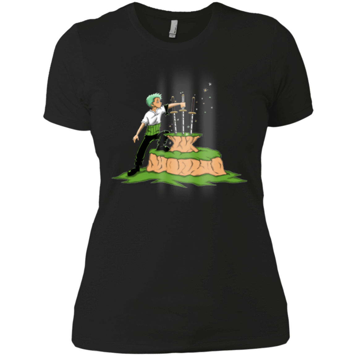 T-Shirts Black / X-Small 3 Swords in the Stone Women's Premium T-Shirt