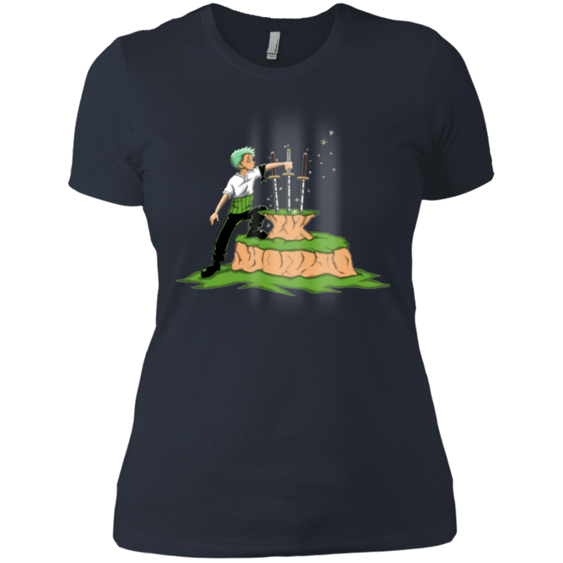 T-Shirts Indigo / X-Small 3 Swords in the Stone Women's Premium T-Shirt
