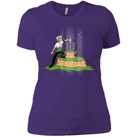 T-Shirts Purple / X-Small 3 Swords in the Stone Women's Premium T-Shirt