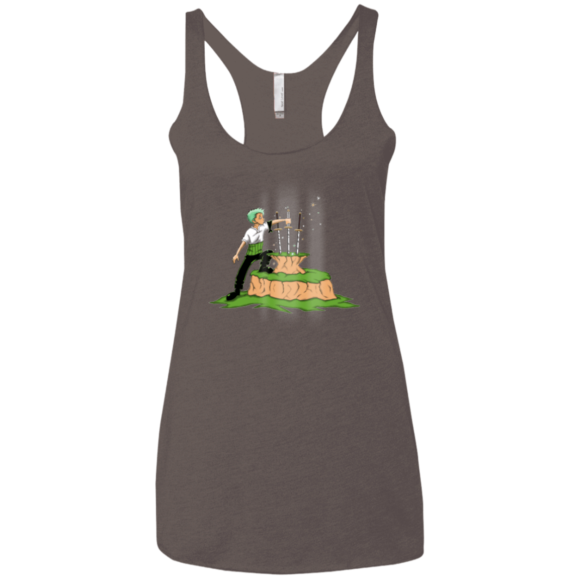 T-Shirts Macchiato / X-Small 3 Swords in the Stone Women's Triblend Racerback Tank