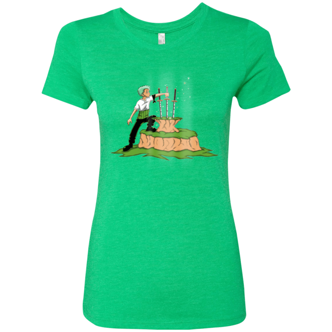 T-Shirts Envy / Small 3 Swords in the Stone Women's Triblend T-Shirt