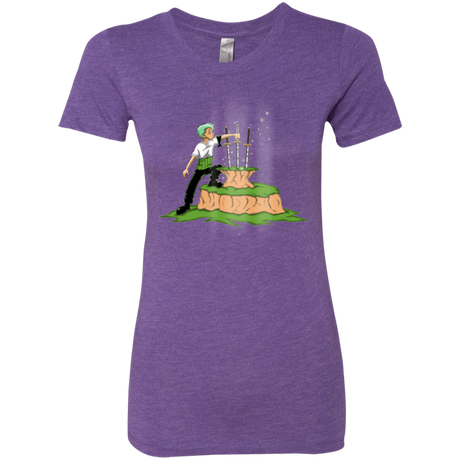 T-Shirts Purple Rush / Small 3 Swords in the Stone Women's Triblend T-Shirt