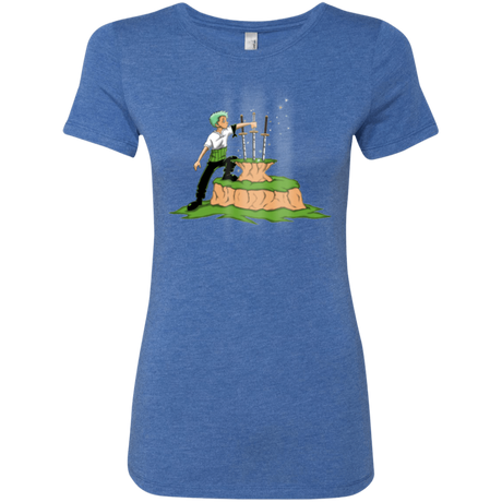T-Shirts Vintage Royal / Small 3 Swords in the Stone Women's Triblend T-Shirt