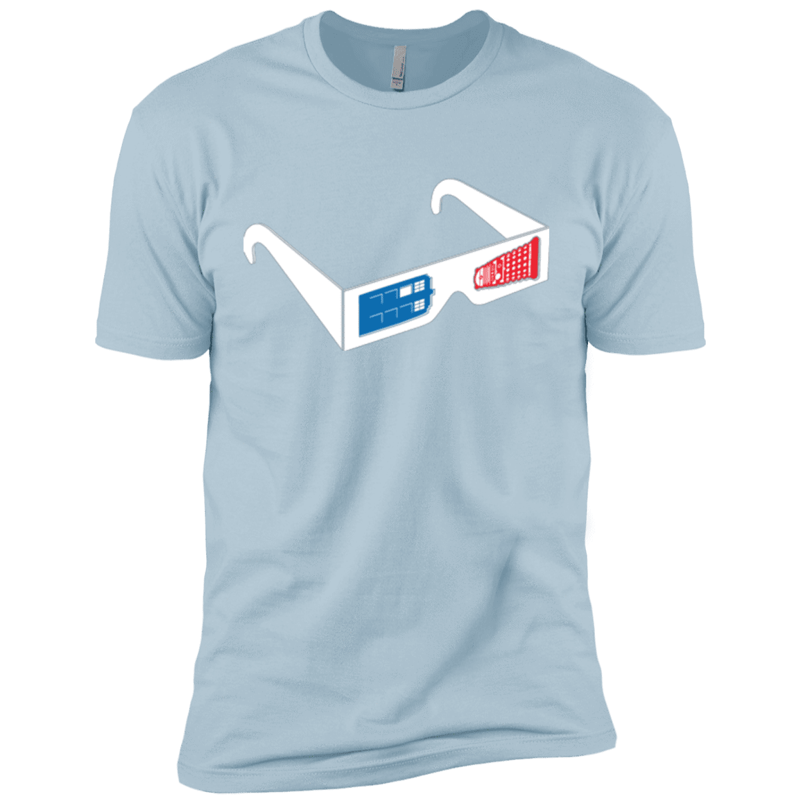 T-Shirts Light Blue / X-Small 3DW Men's Premium T-Shirt