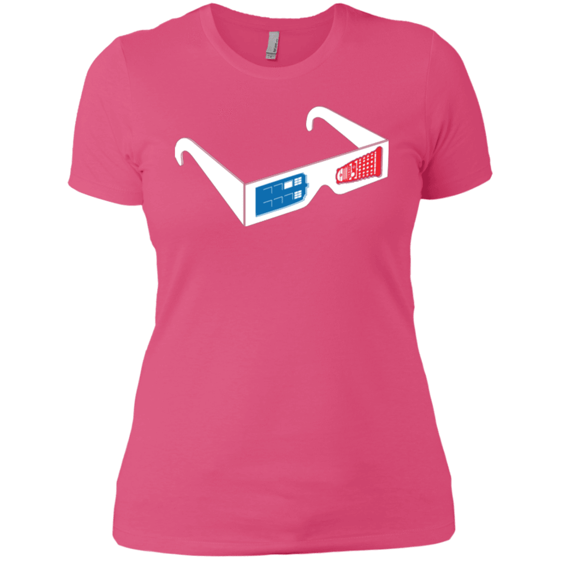 T-Shirts Hot Pink / X-Small 3DW Women's Premium T-Shirt