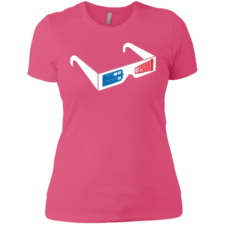 T-Shirts Hot Pink / X-Small 3DW Women's Premium T-Shirt