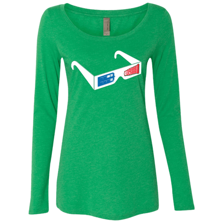 T-Shirts Envy / Small 3DW Women's Triblend Long Sleeve Shirt