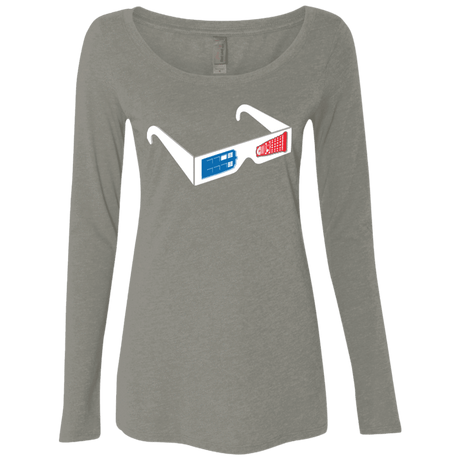T-Shirts Venetian Grey / Small 3DW Women's Triblend Long Sleeve Shirt