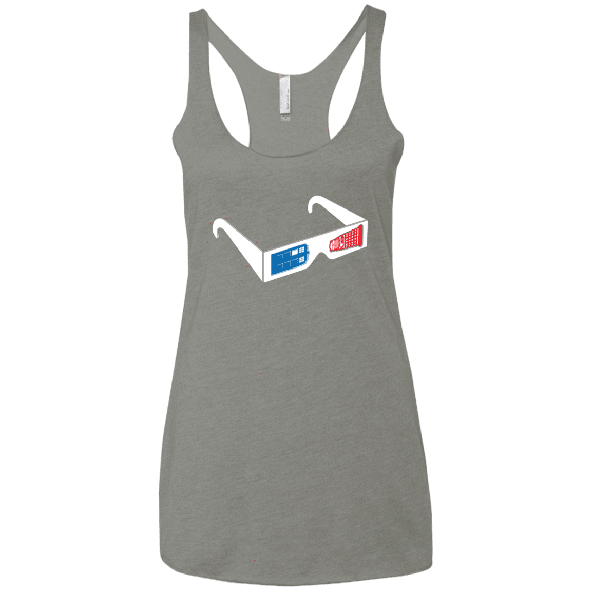 T-Shirts Venetian Grey / X-Small 3DW Women's Triblend Racerback Tank