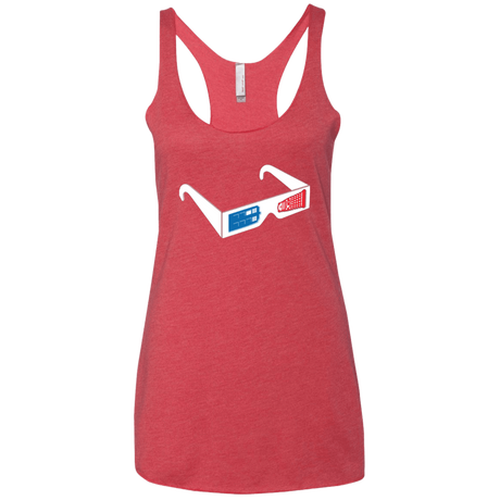 T-Shirts Vintage Red / X-Small 3DW Women's Triblend Racerback Tank