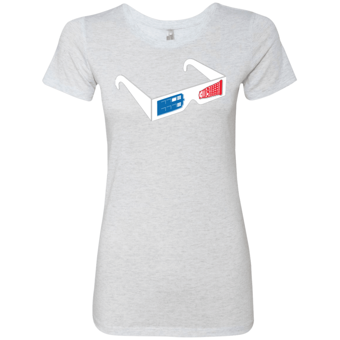 T-Shirts Heather White / Small 3DW Women's Triblend T-Shirt