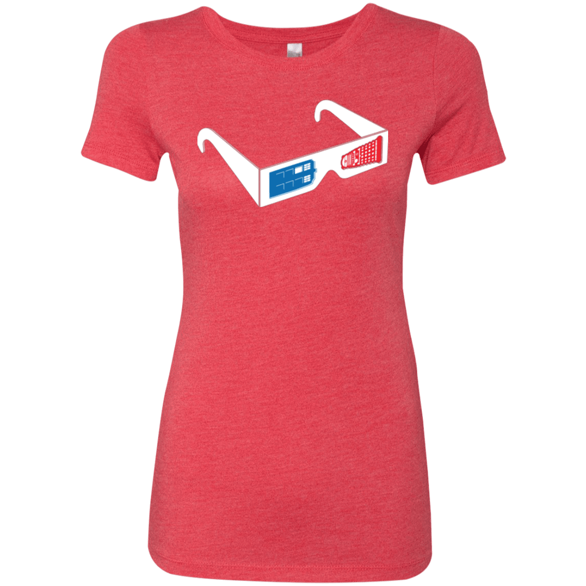 T-Shirts Vintage Red / Small 3DW Women's Triblend T-Shirt
