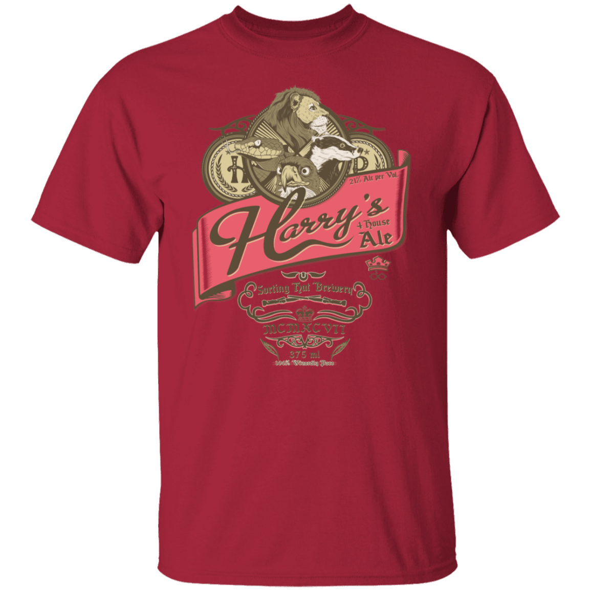 T-Shirts Cardinal / S 4 House Ale T-Shirt