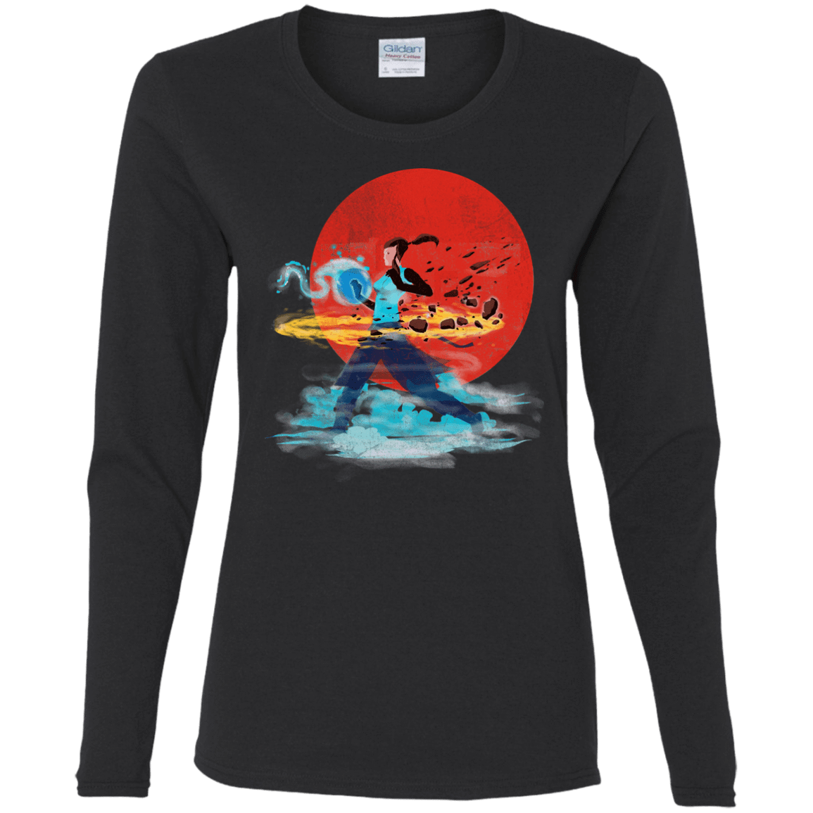 T-Shirts Black / S 4 powers Women's Long Sleeve T-Shirt