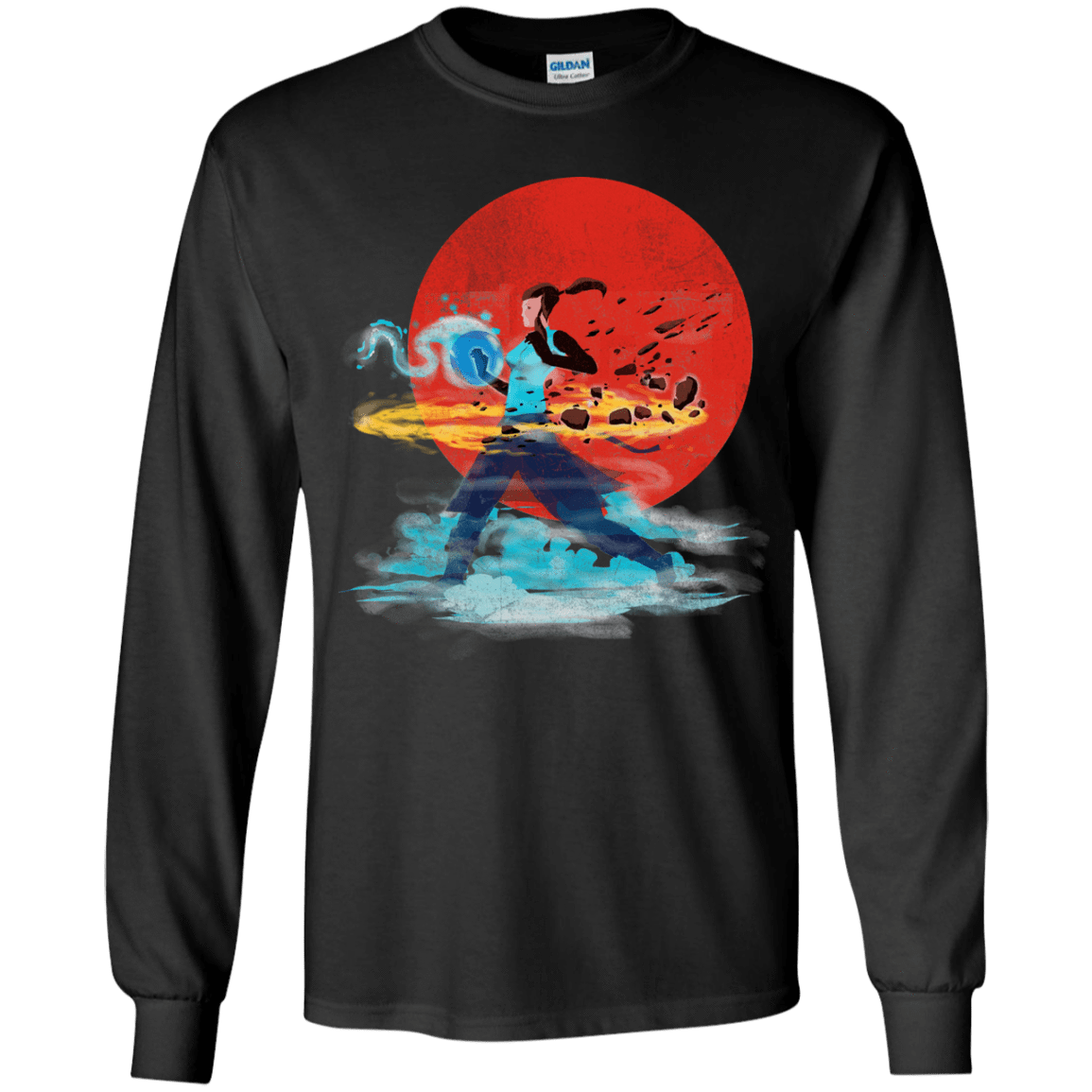 T-Shirts Black / YS 4 powers Youth Long Sleeve T-Shirt