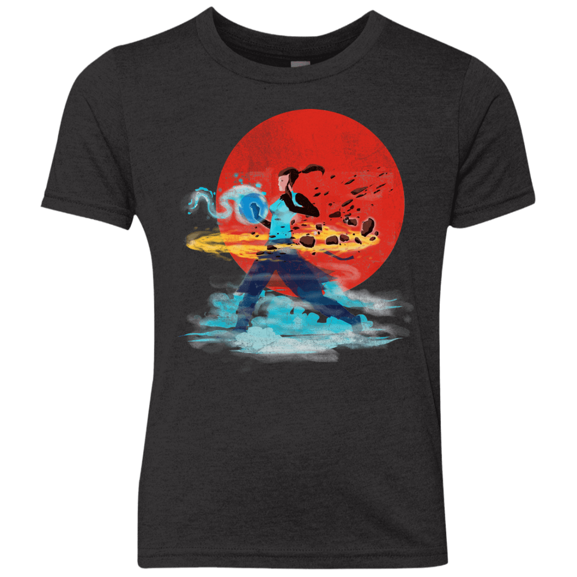 T-Shirts Vintage Black / YXS 4 powers Youth Triblend T-Shirt