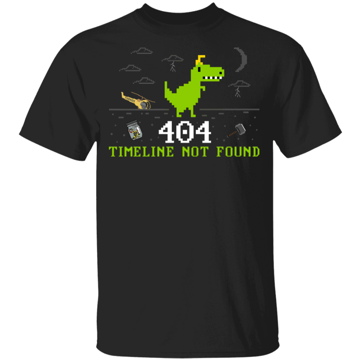 T-Shirts Black / YXS 404 Timeline Youth T-Shirt