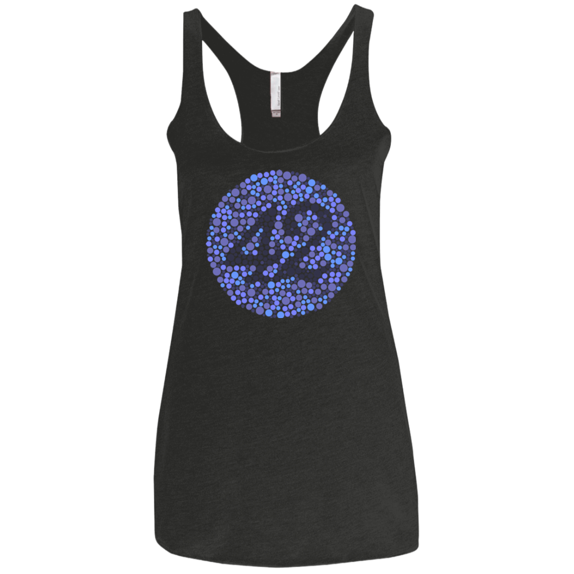 T-Shirts Vintage Black / X-Small 42 blind test Women's Triblend Racerback Tank