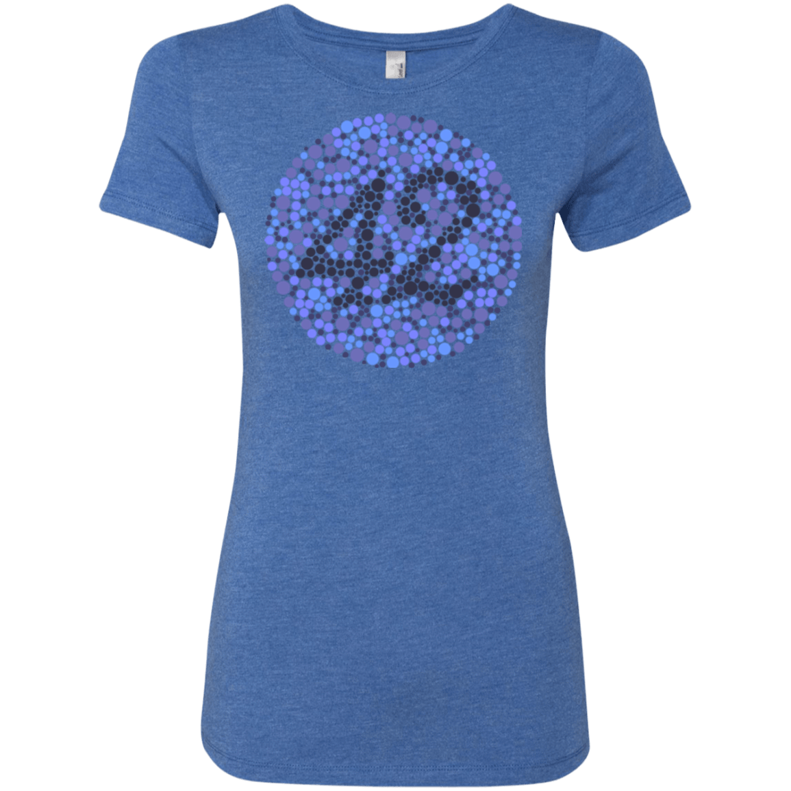 T-Shirts Vintage Royal / Small 42 blind test Women's Triblend T-Shirt