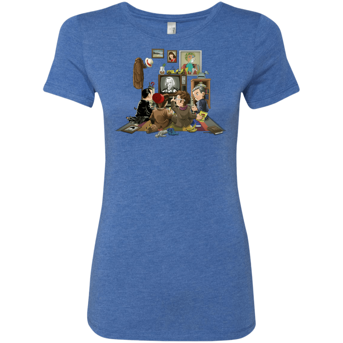 T-Shirts Vintage Royal / Small 50 Years Of The Doctor Women's Triblend T-Shirt