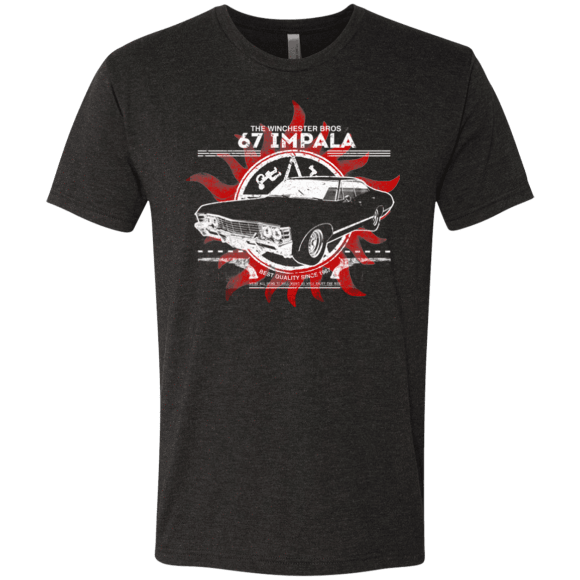 T-Shirts Vintage Black / Small 67 impala Men's Triblend T-Shirt