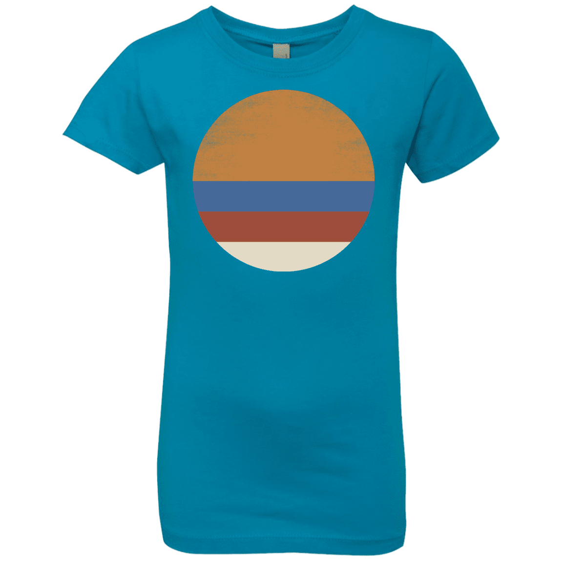 T-Shirts Turquoise / YXS 70s Sun Girls Premium T-Shirt