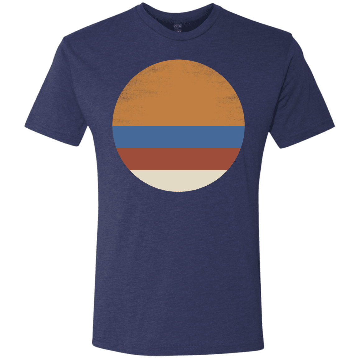 T-Shirts Vintage Navy / S 70s Sun Men's Triblend T-Shirt