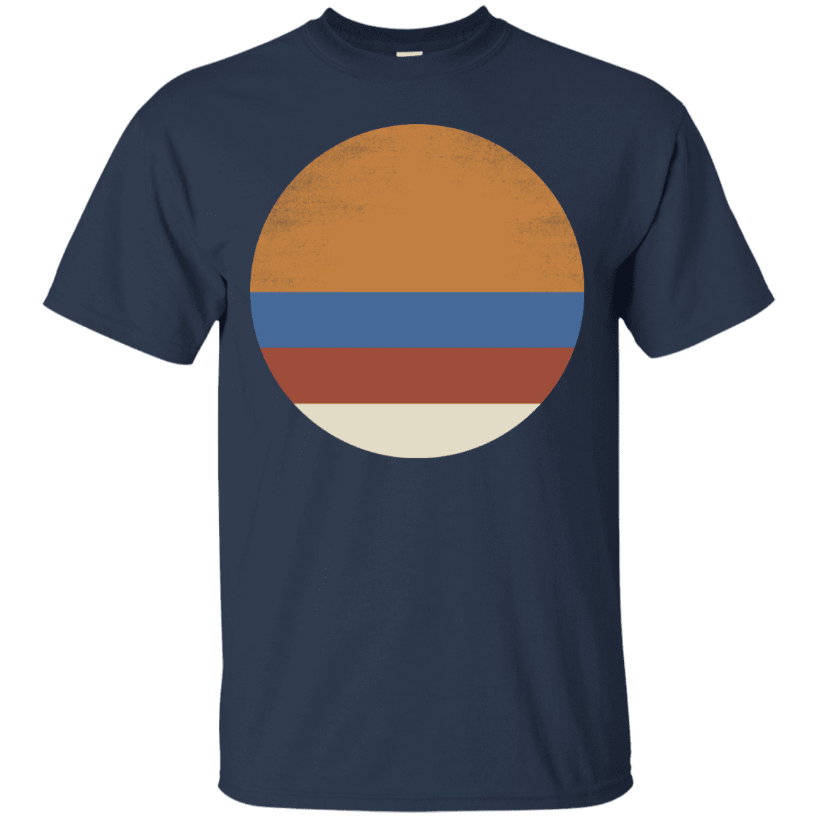 T-Shirts Navy / S 70s Sun T-Shirt